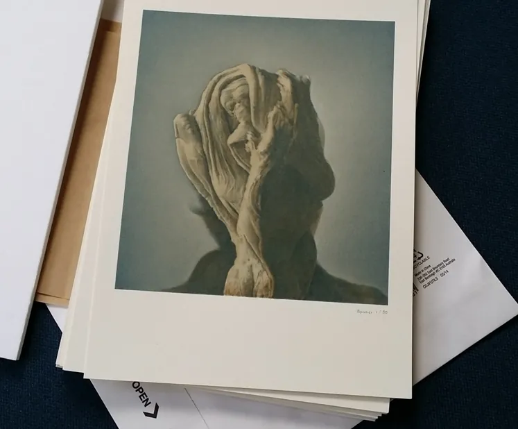 James Bonnici print for Artbox Art Club, 2016