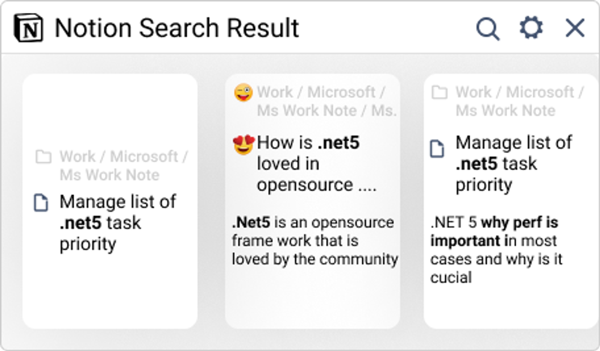 Notion Search Assistant - See Relevant Notion notes from your Google search