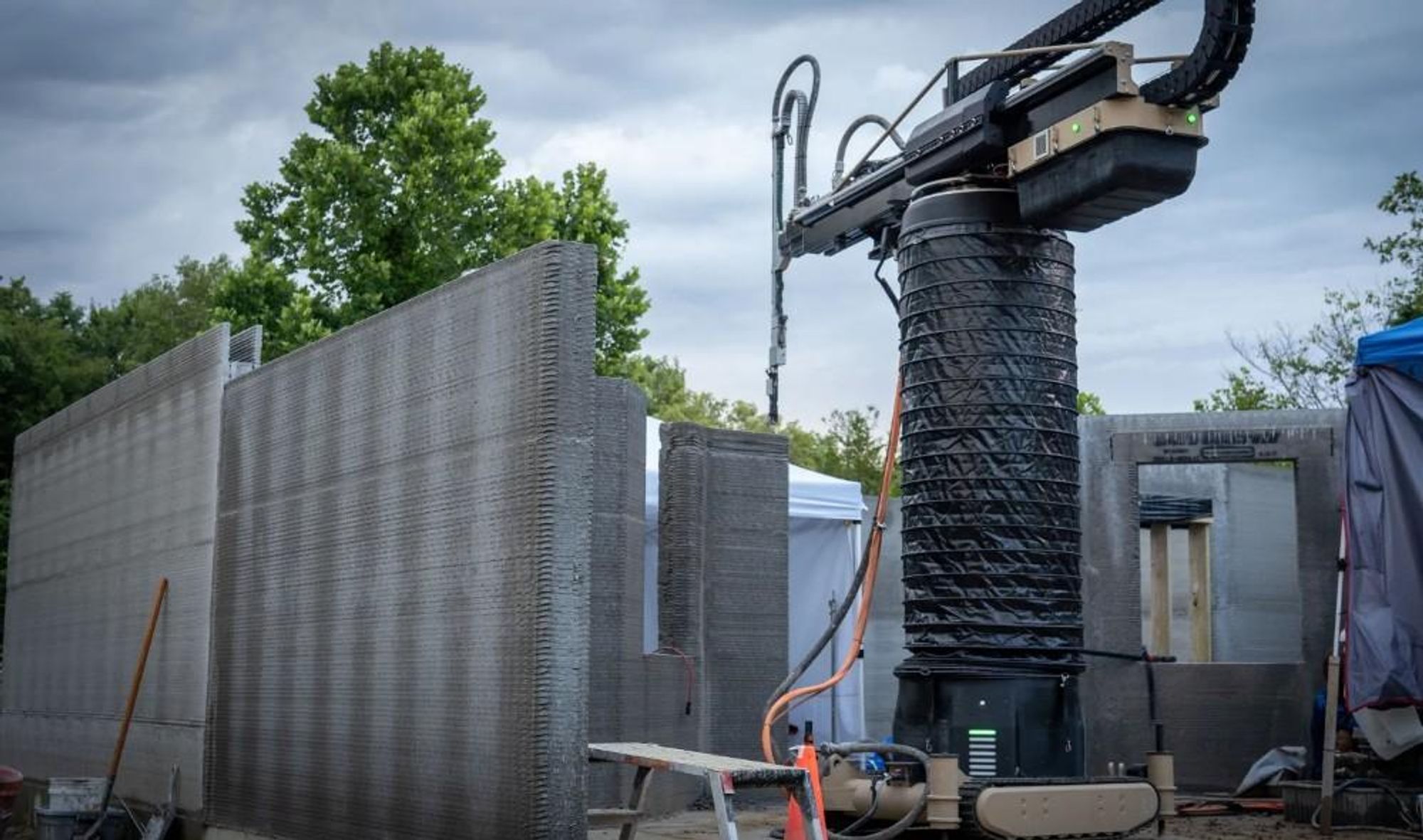 Montana becomes first state to OK 3D-printed house walls as replacements for concrete masonry units