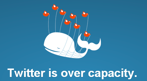 Twitterの黎明期にはサーバーが頻繁に落ち、そこで表示されたのがFail Whaleというキャラクターだった