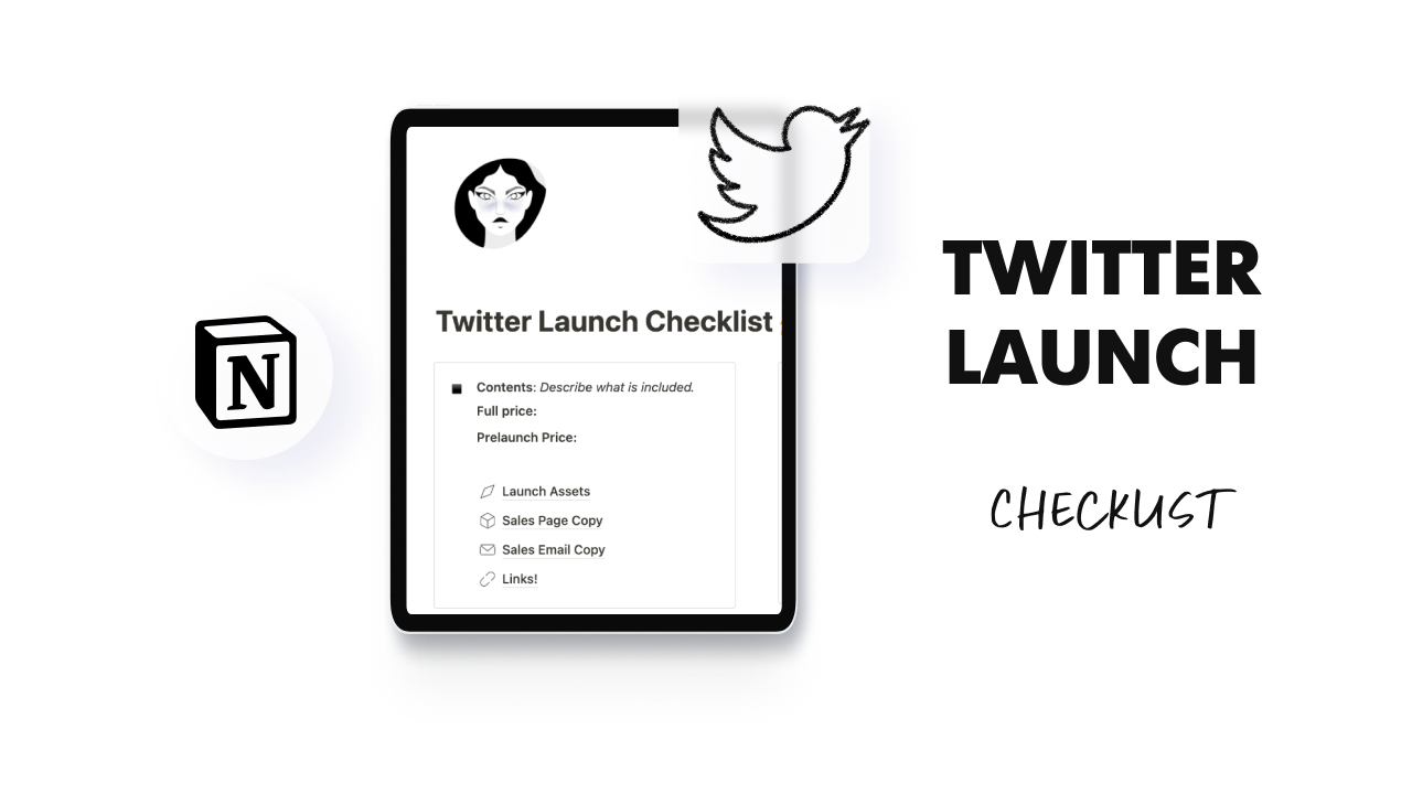 Twitter Launch Checklist