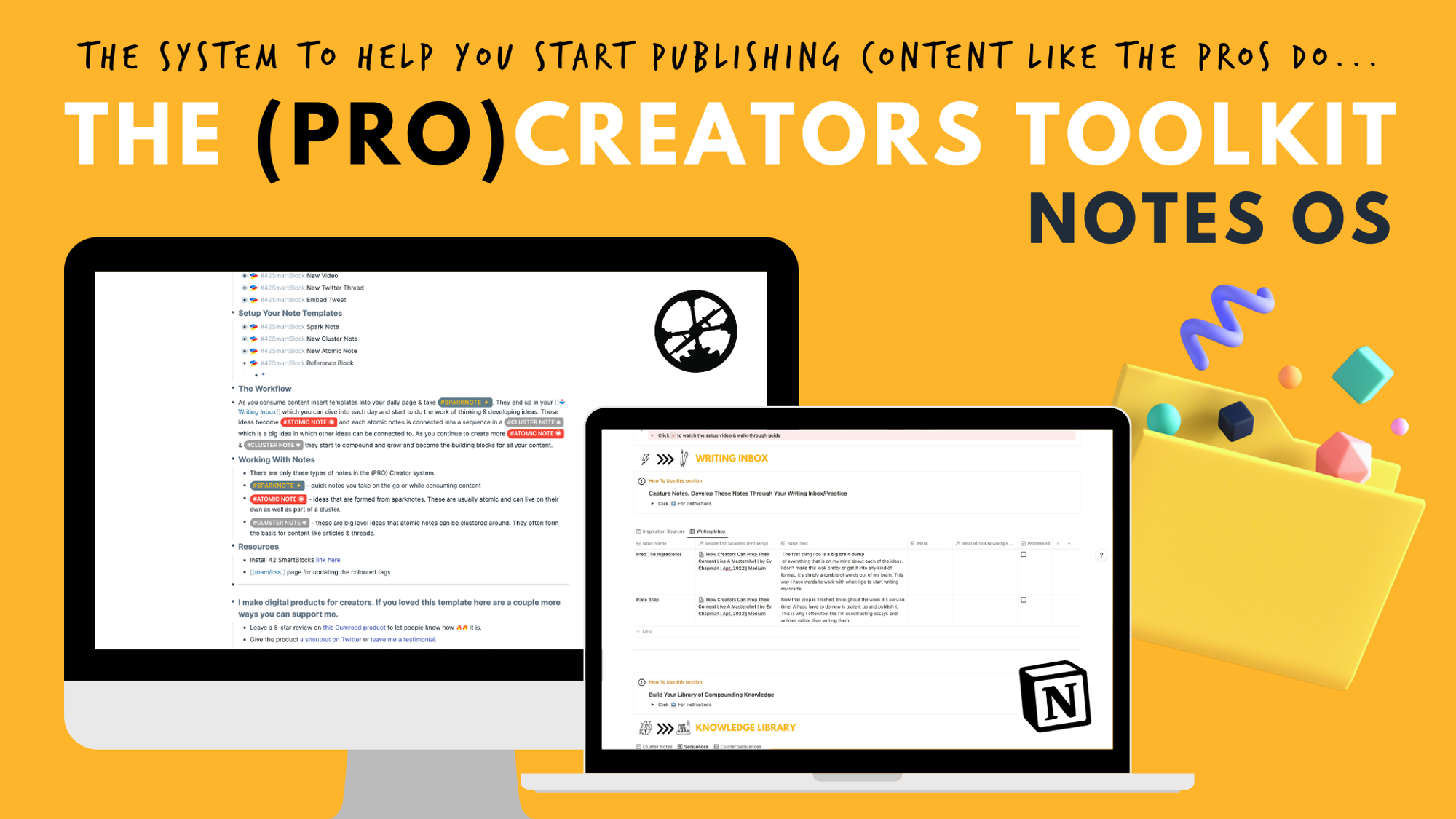 (PRO) Creator Toolkit: Notes OS