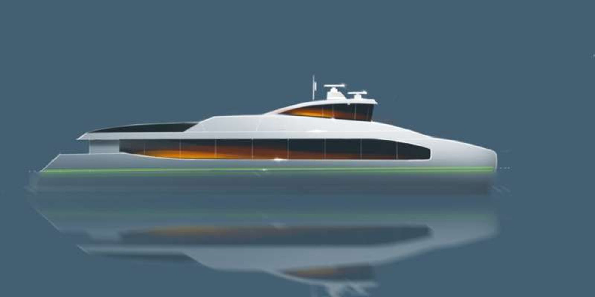 Creating an identity for the world's first fully electric high-speed ferry