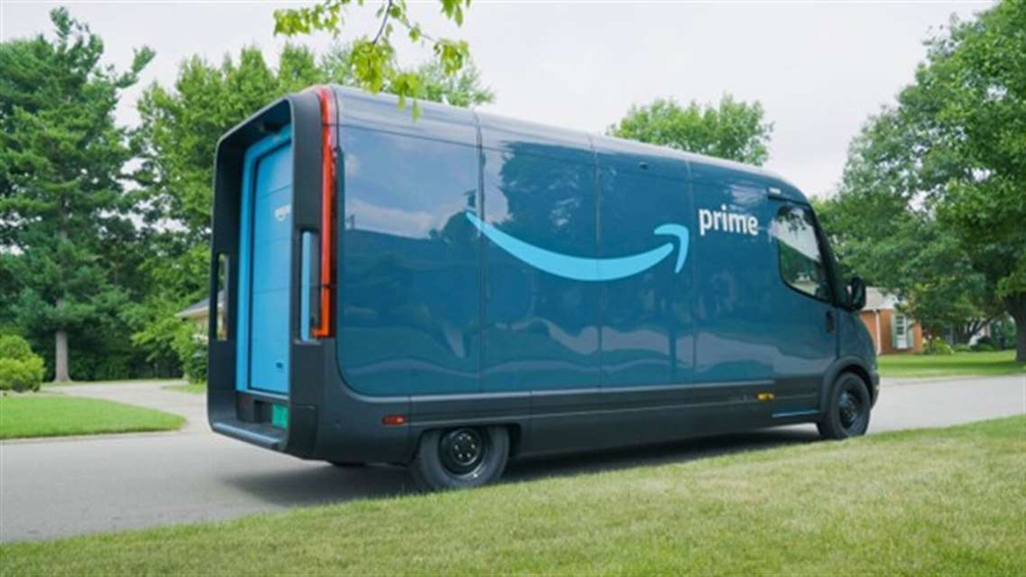 Amazon rolls out Rivian electric delivery vehicles - Diesel Progress