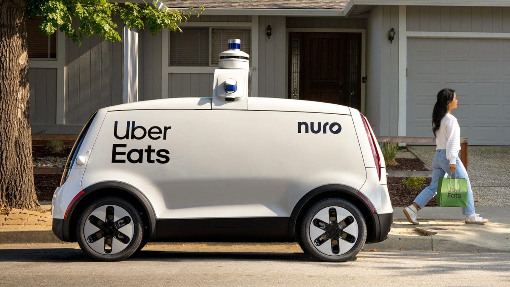 Uber Eats to Use Autonomous Electric Vehicles for Deliveries - CNET