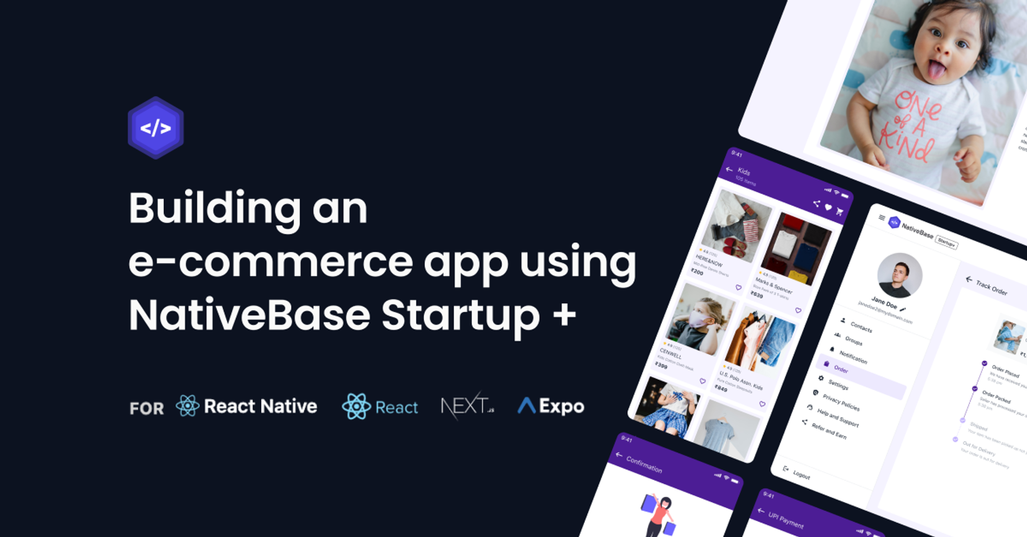 Building an E-commerce app using NativeBase Startup +