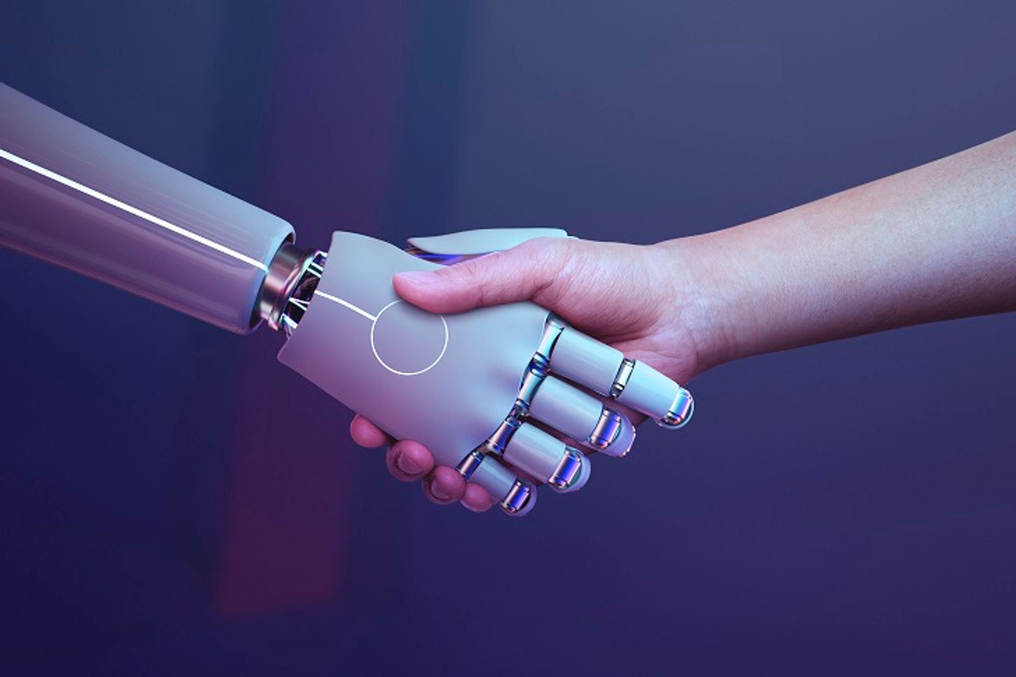 a-robot-and-a-human-shaking-hands