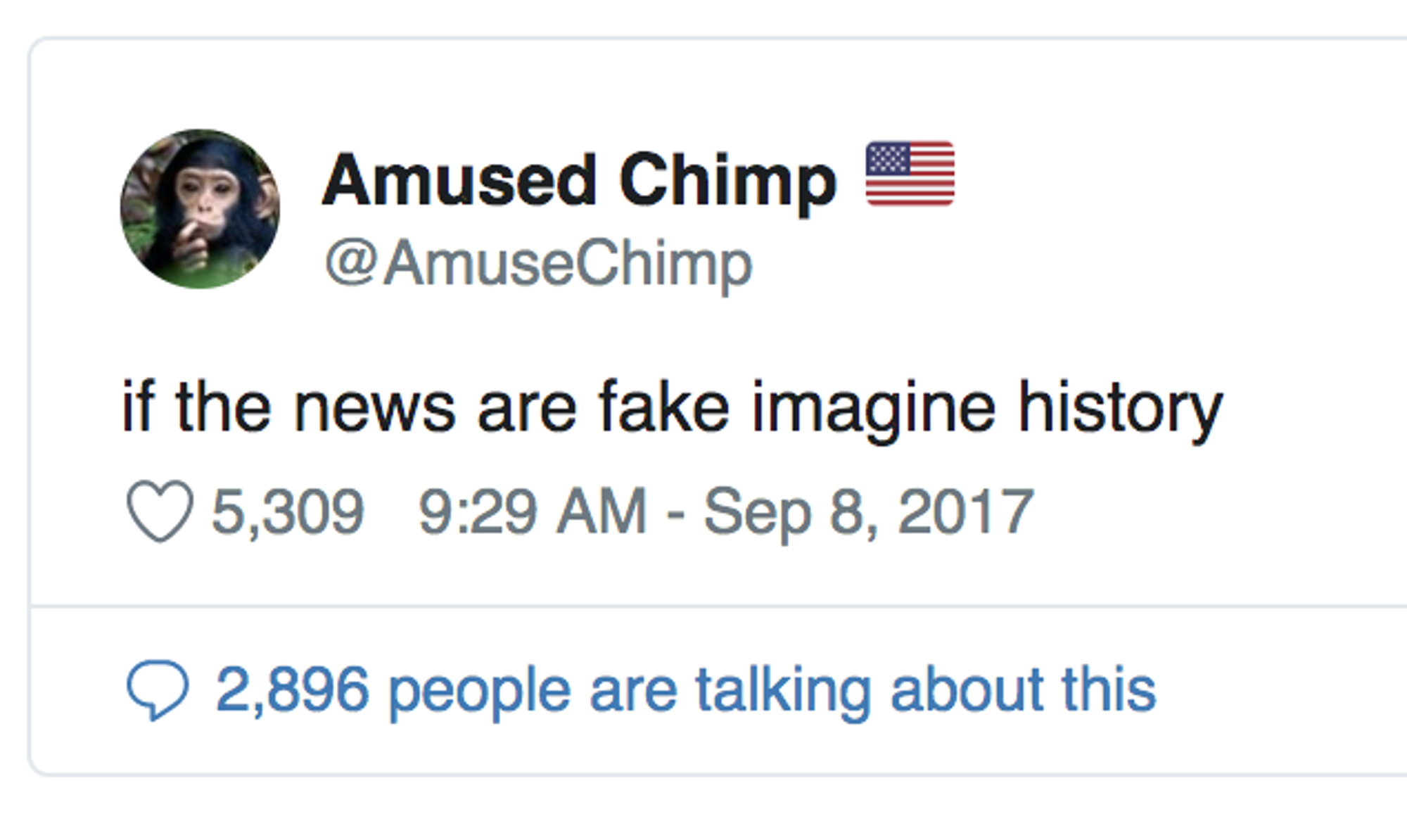 If the news are fake imagine history