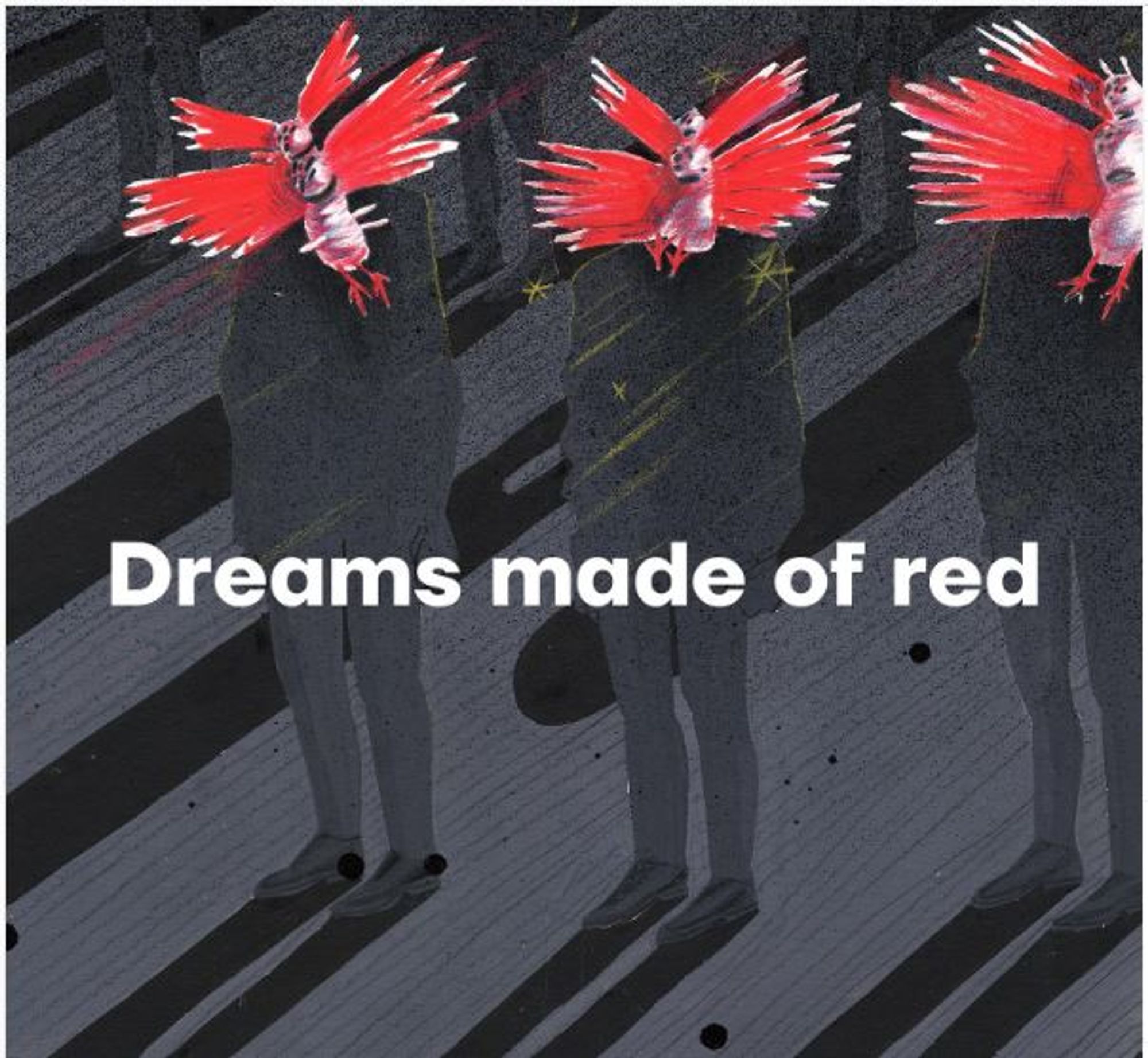 Lisowska retratou seu pesadelo em série intitulada “Sonhos Feito de Vermelho”.