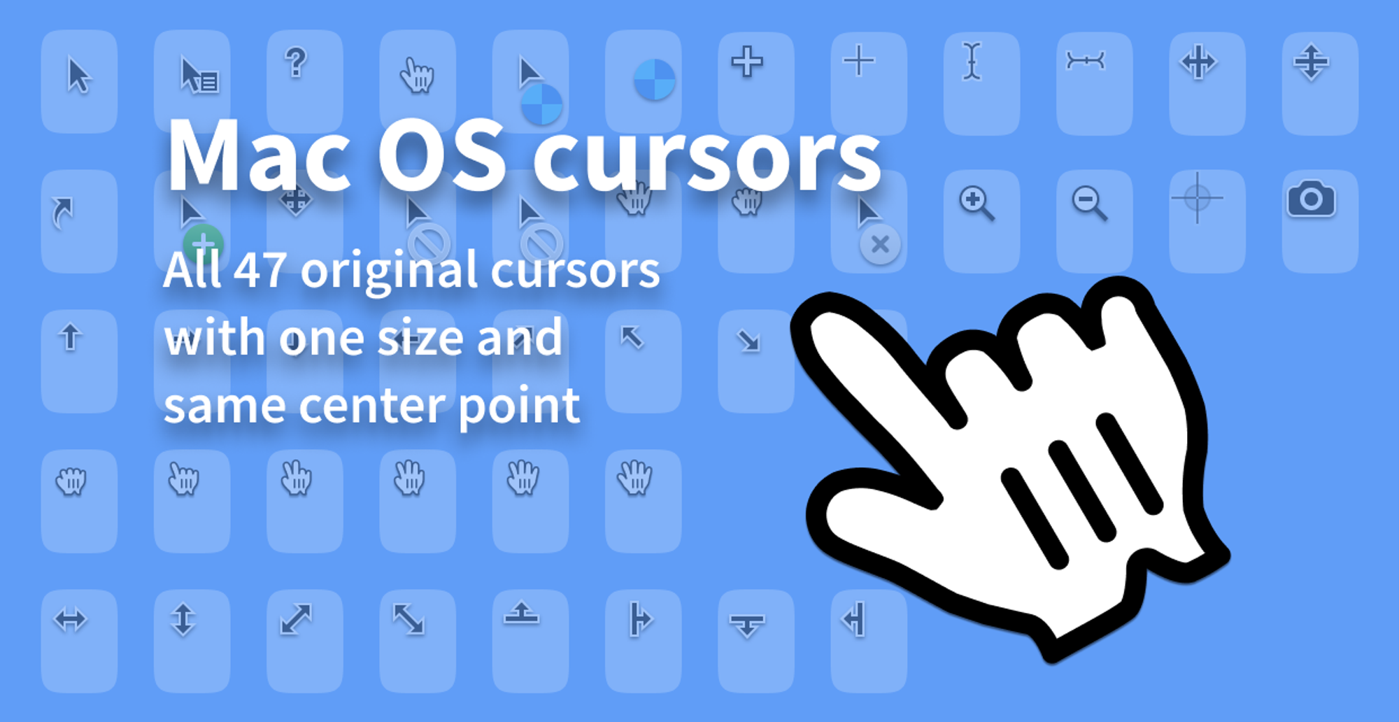 Mac OS cursors