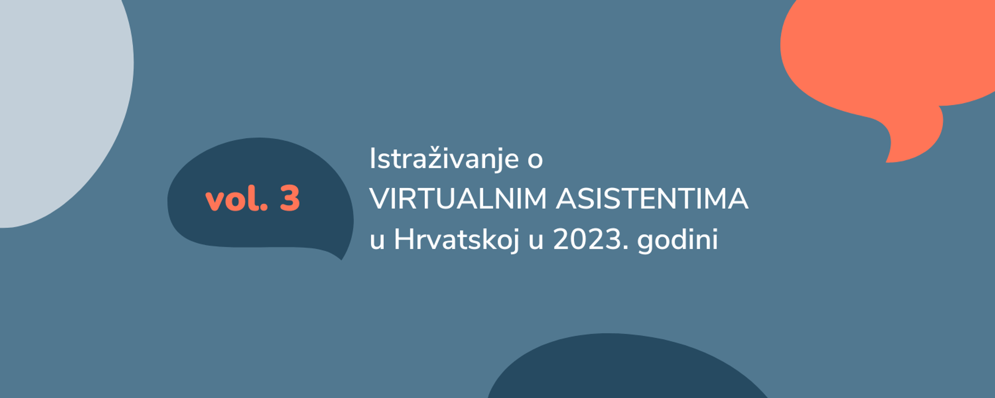 Istraživanje o virtualnim asistentima u Hrvatskoj (vol. 3, 2023. godina)