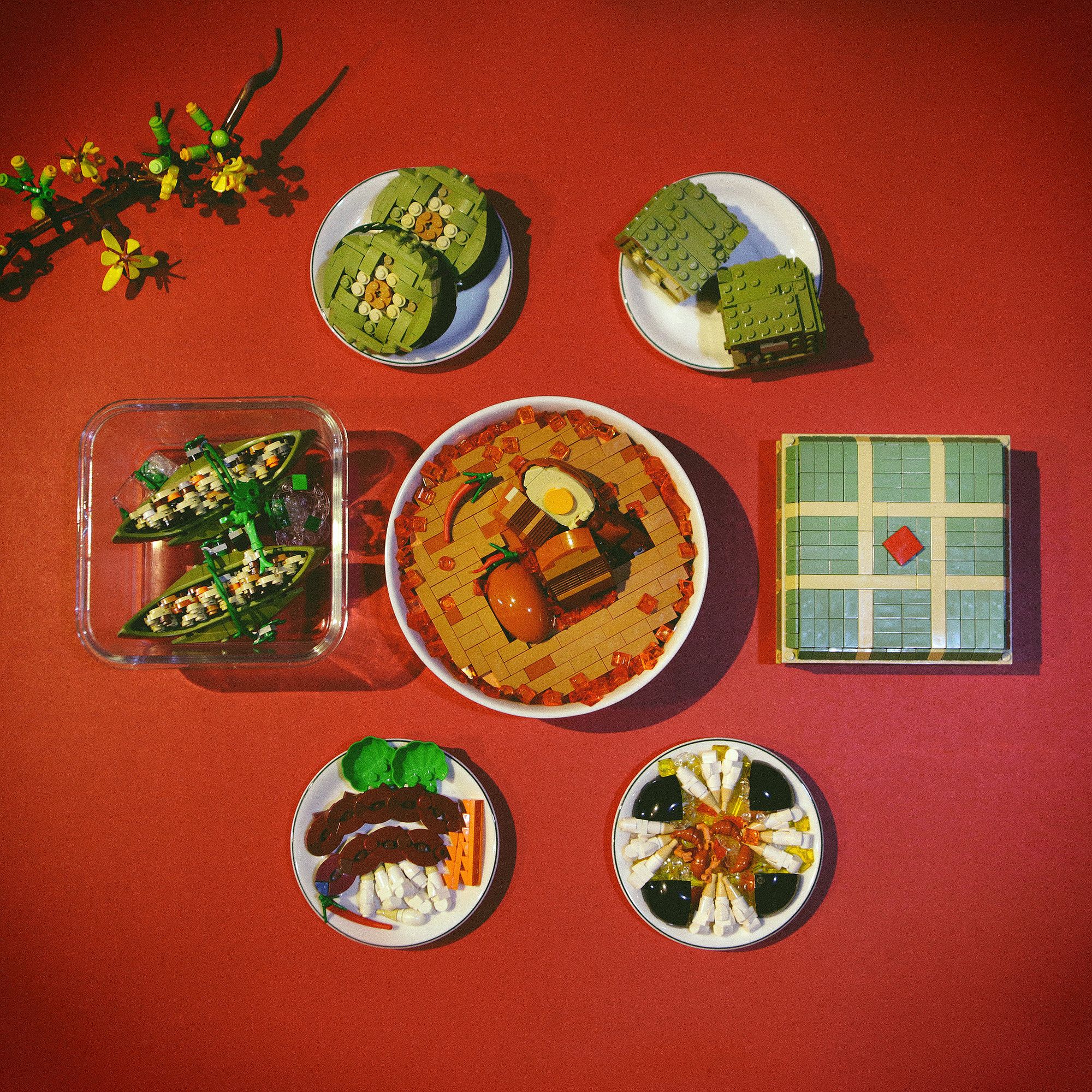 Traditional Lunar New Year's dishes in South Vietnam. Image courtesy: Khang Huynh