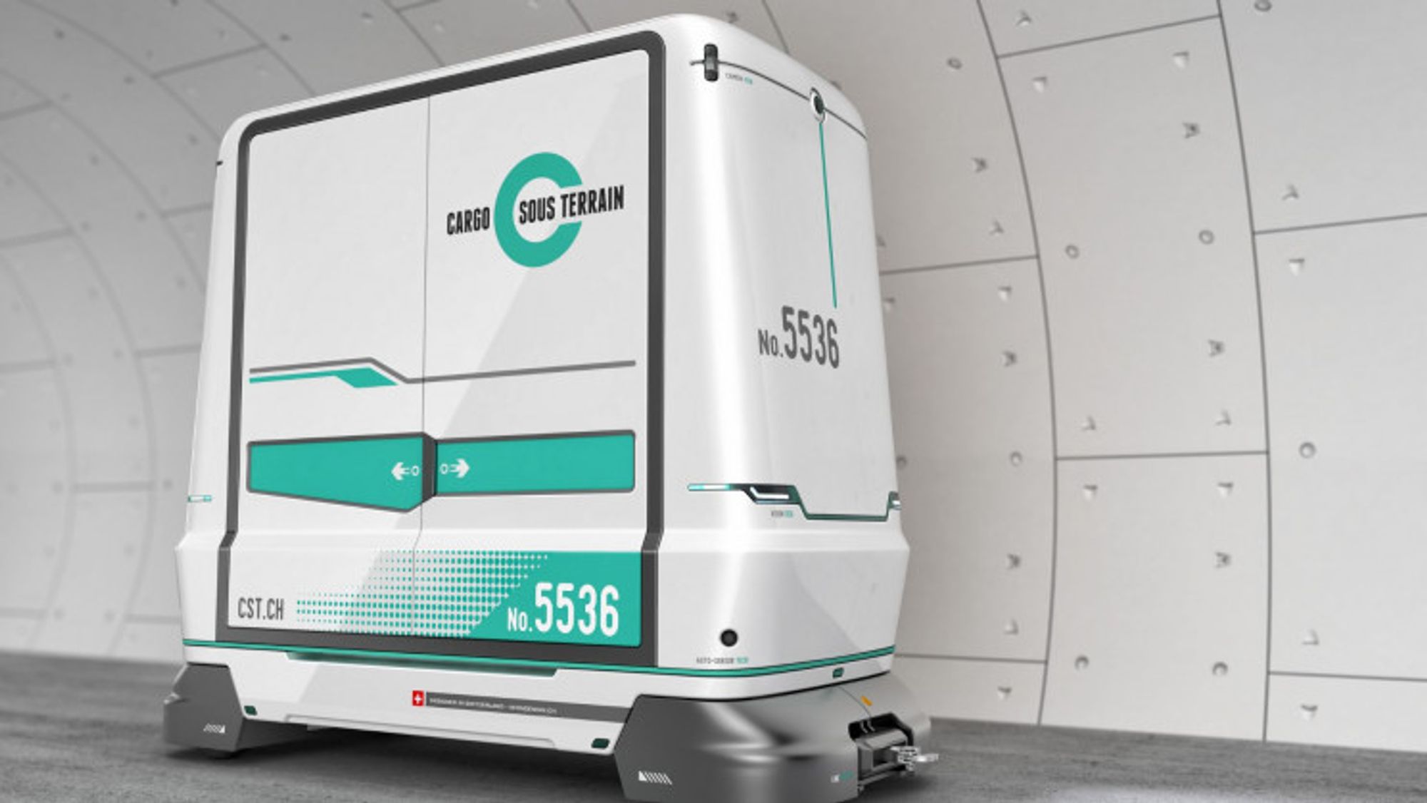 Switzerland will build an autonomous, underground freight transport system