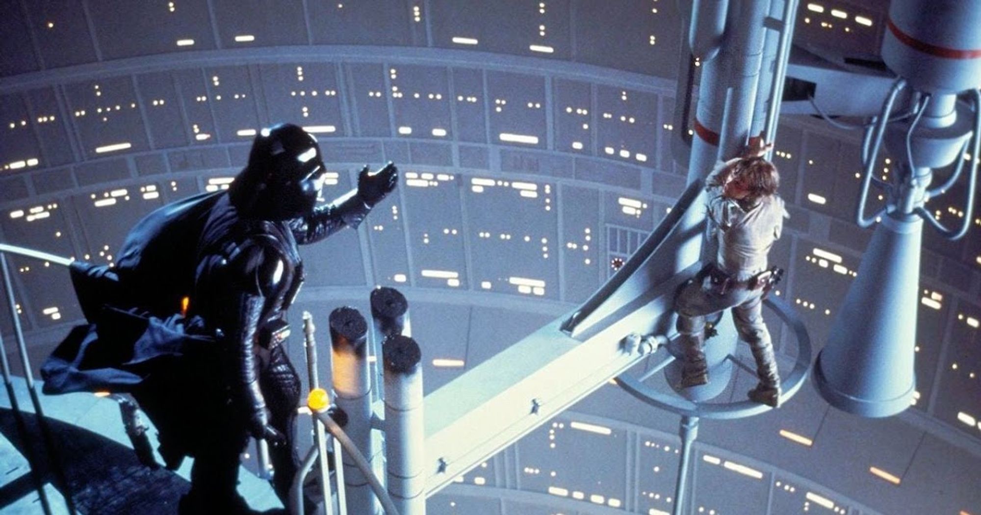 Darth Vader inviting Luke to join the dark side (Episode V: The Empire Strikes Back, 1980)