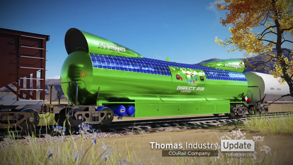 Turning Trains Into Carbon-capturing Machines