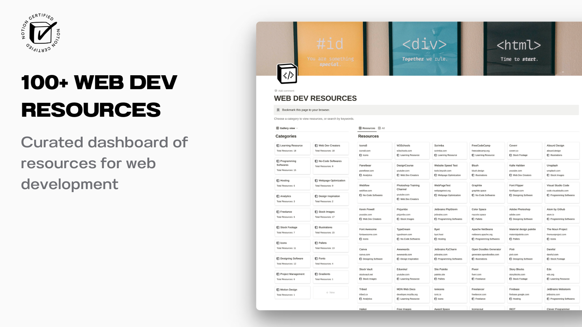 100+ Web Dev Resources