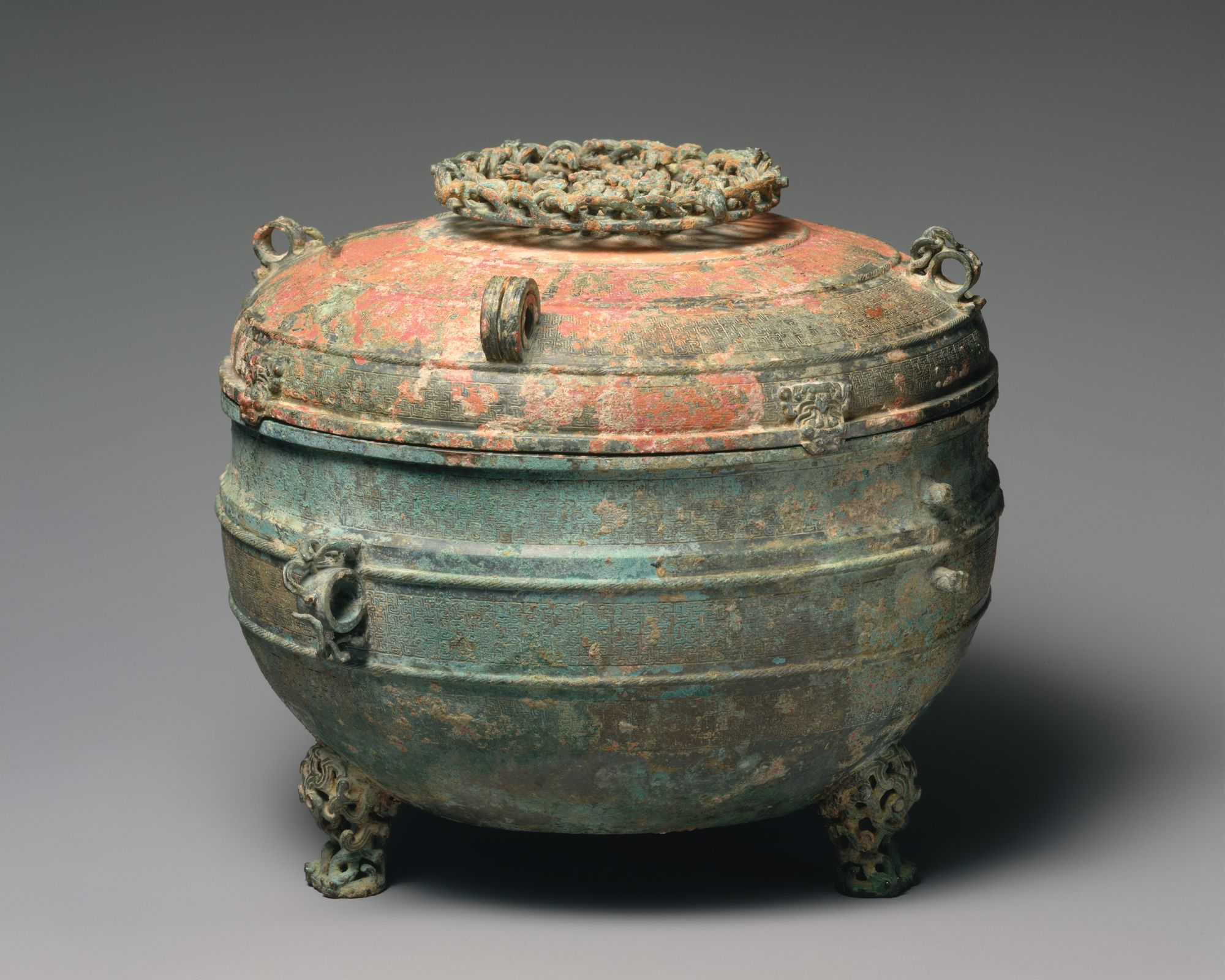 盞式敦 楚王酓審盞盂，美國紐約大都會博物館藏