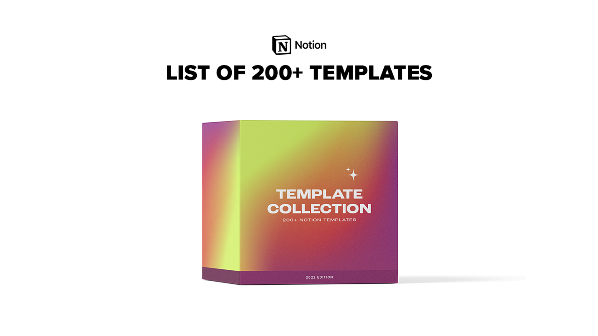 List of 200+ Notion Templates