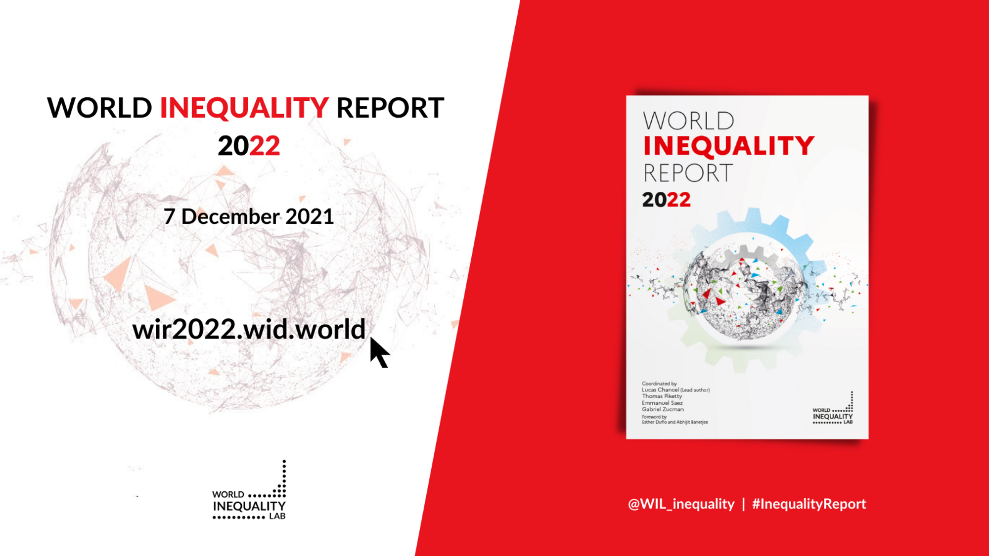 The World Inequality report 2022 presents the most up-to-date & complete data on inequality worldwide: