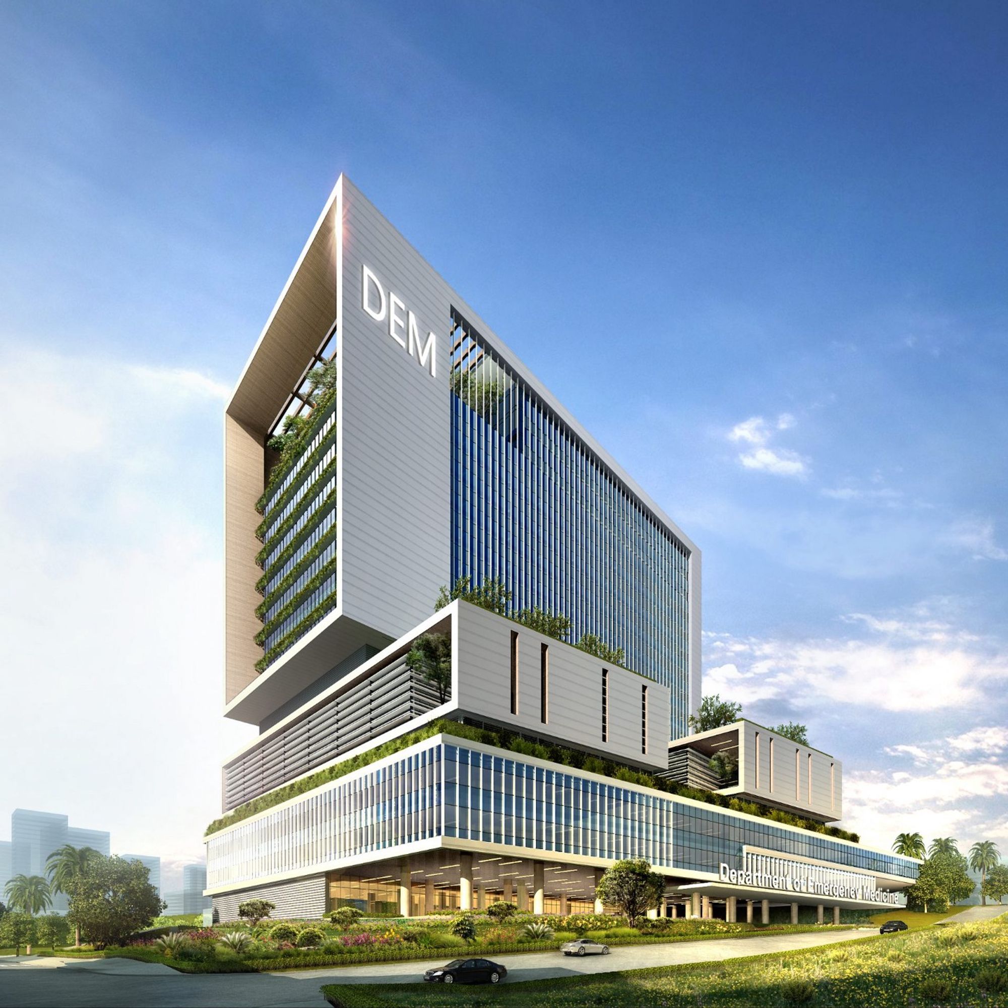 Singapore General Hospital, Department of Emergency Medicine (SGH-DEM) by B+H Architects.
