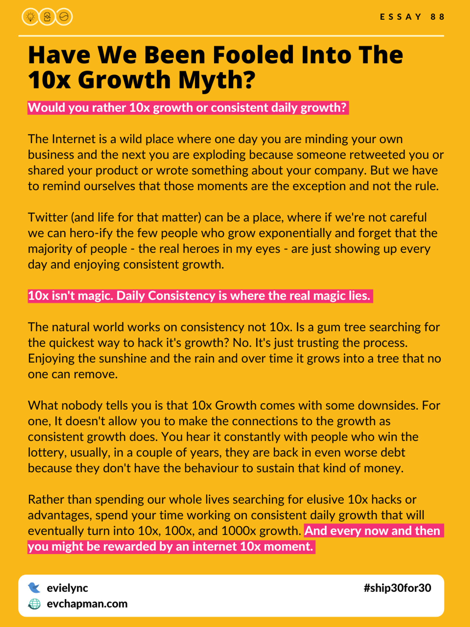 Have We Been Fooled Into The 10x Growth Myth?