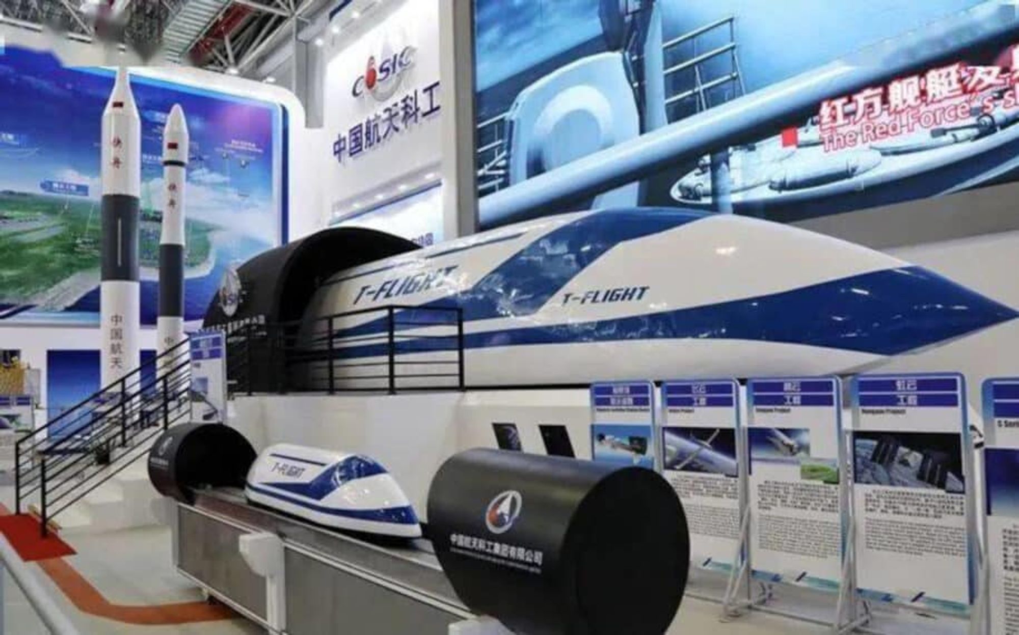 La Chine teste avec succès un train à sustentation magnétique dans un tube à vide