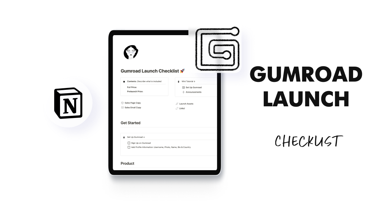 Gumroad Launch Checklist