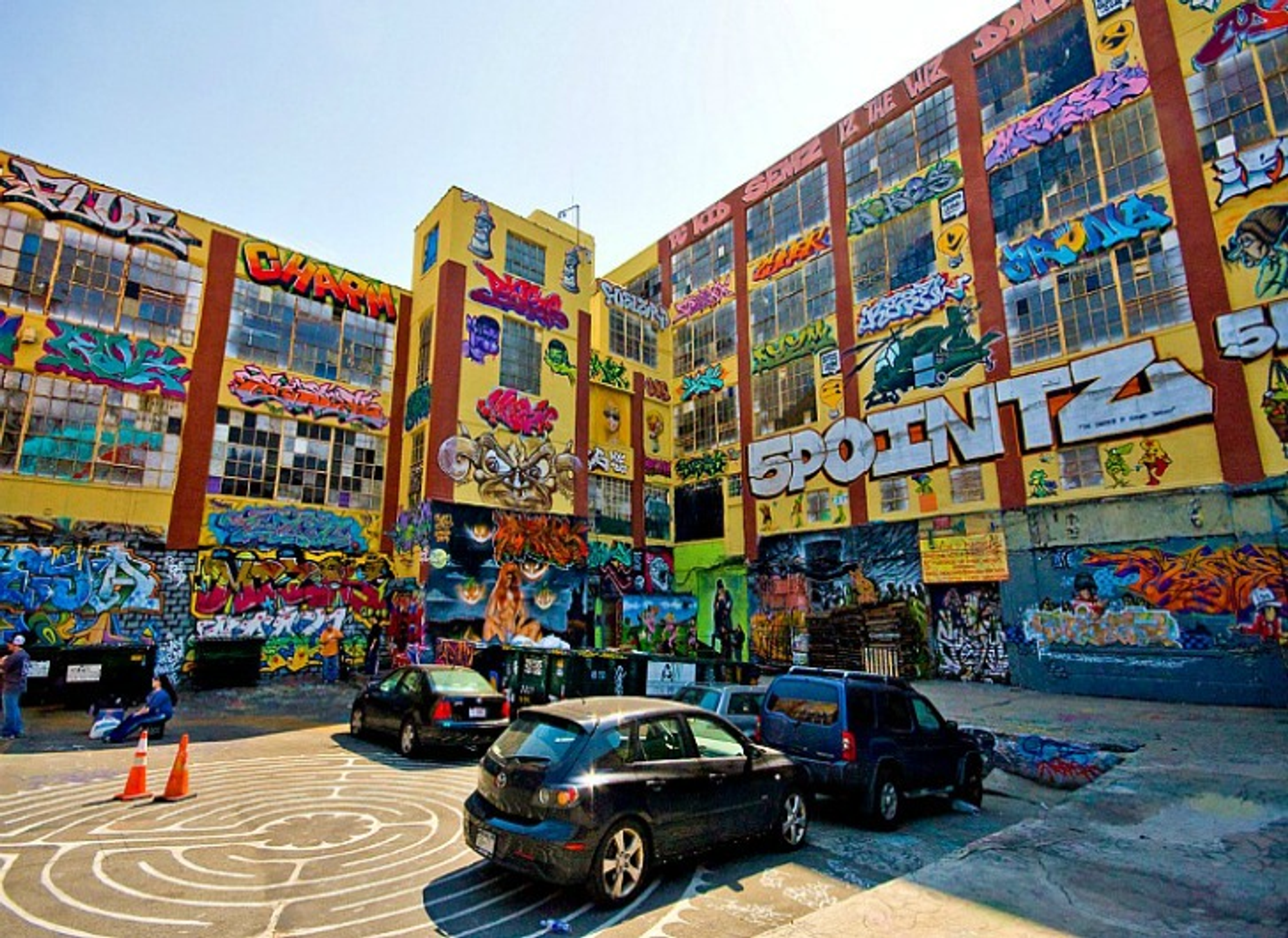 5Pointz just before the demolition in 2013.