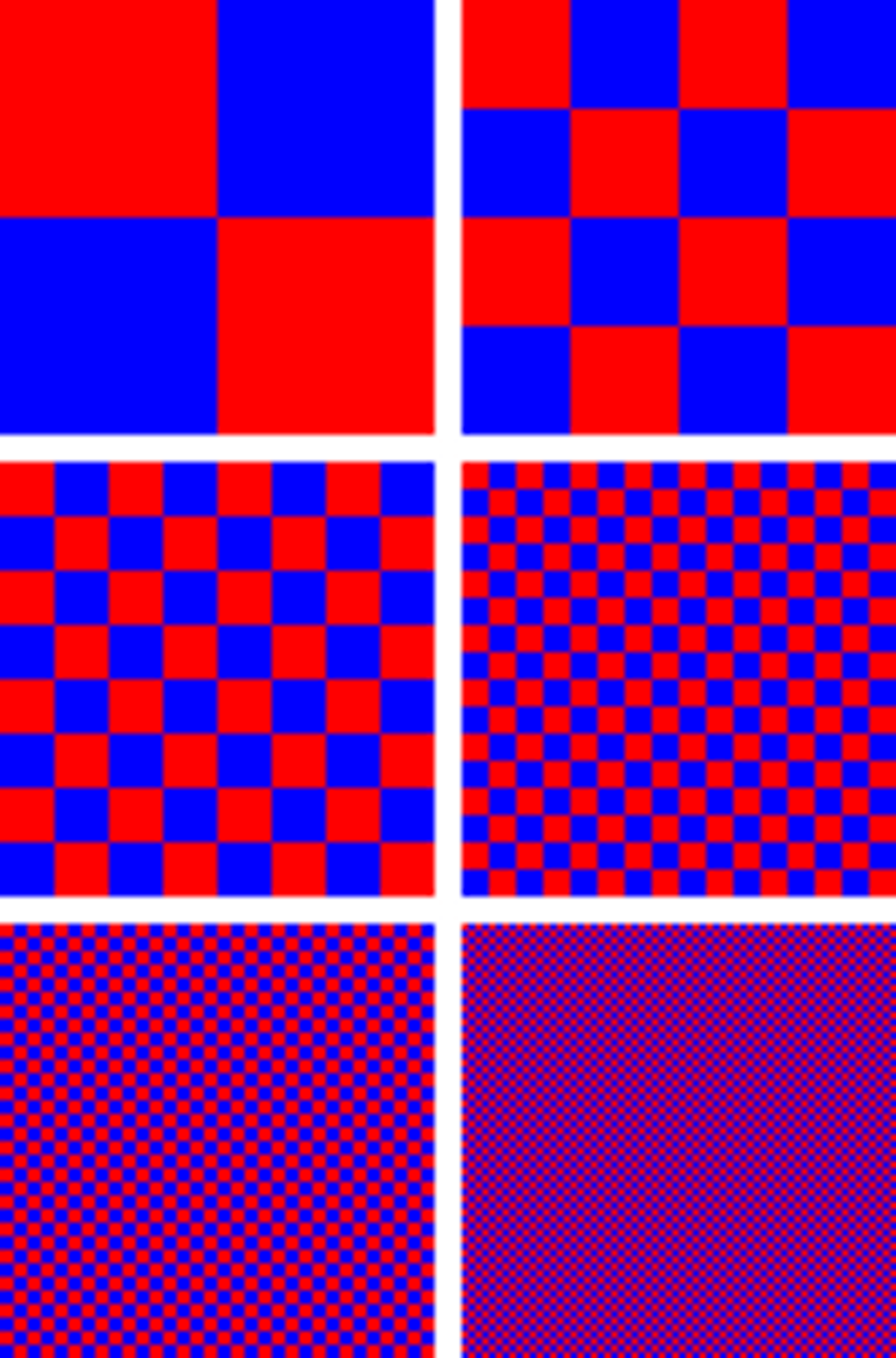红色+蓝色抖动成紫色 (来源)