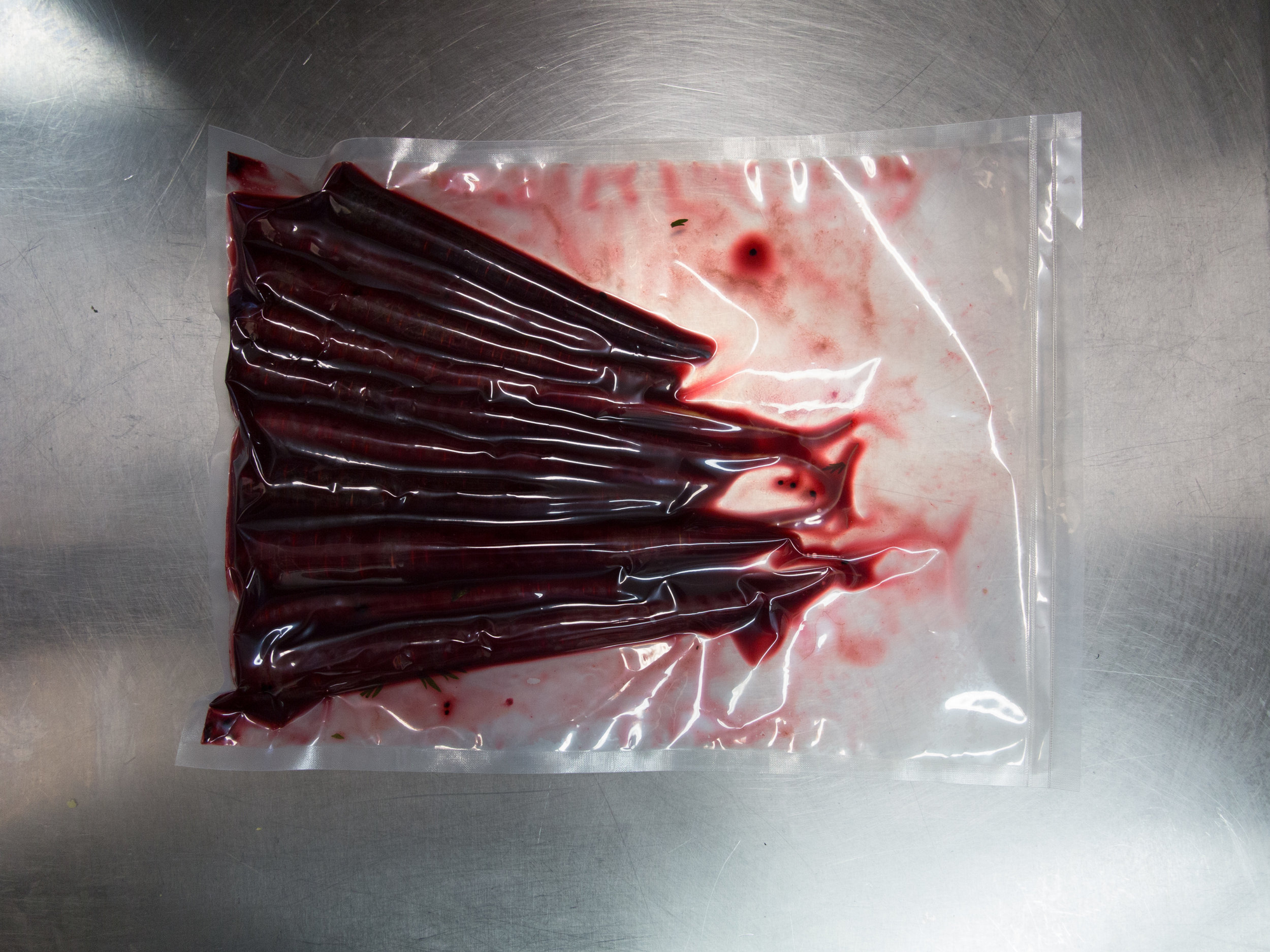 don't worry, these are carrots in beet juice
