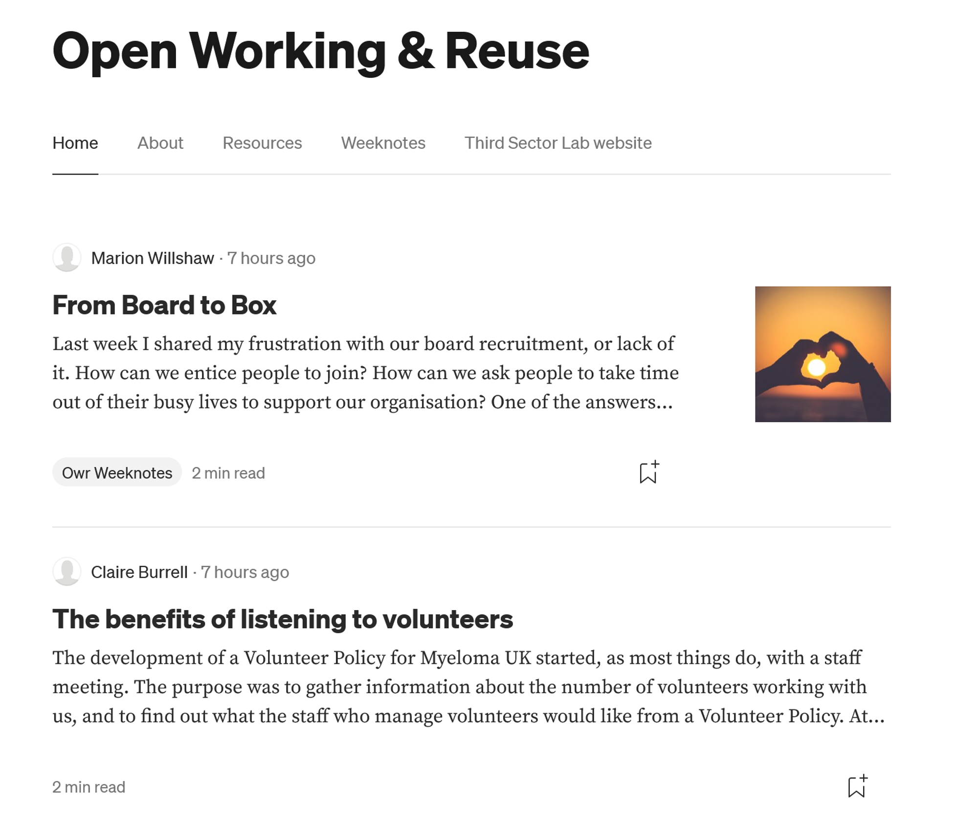 Open Working & Reuse 🚀 by Third Sector Lab