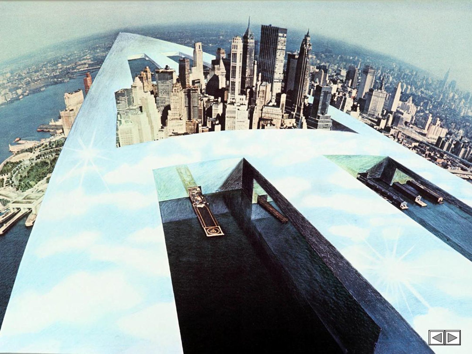 "Continuous Monument," Superstudio, 1969