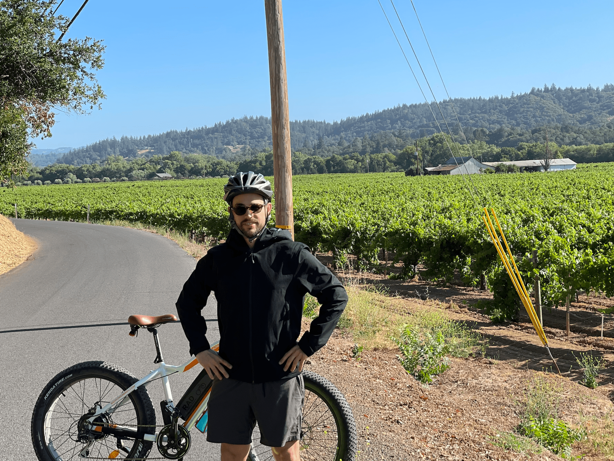 E-Biking around Dry Creek Valley in Sonoma, CA - Summer 2021