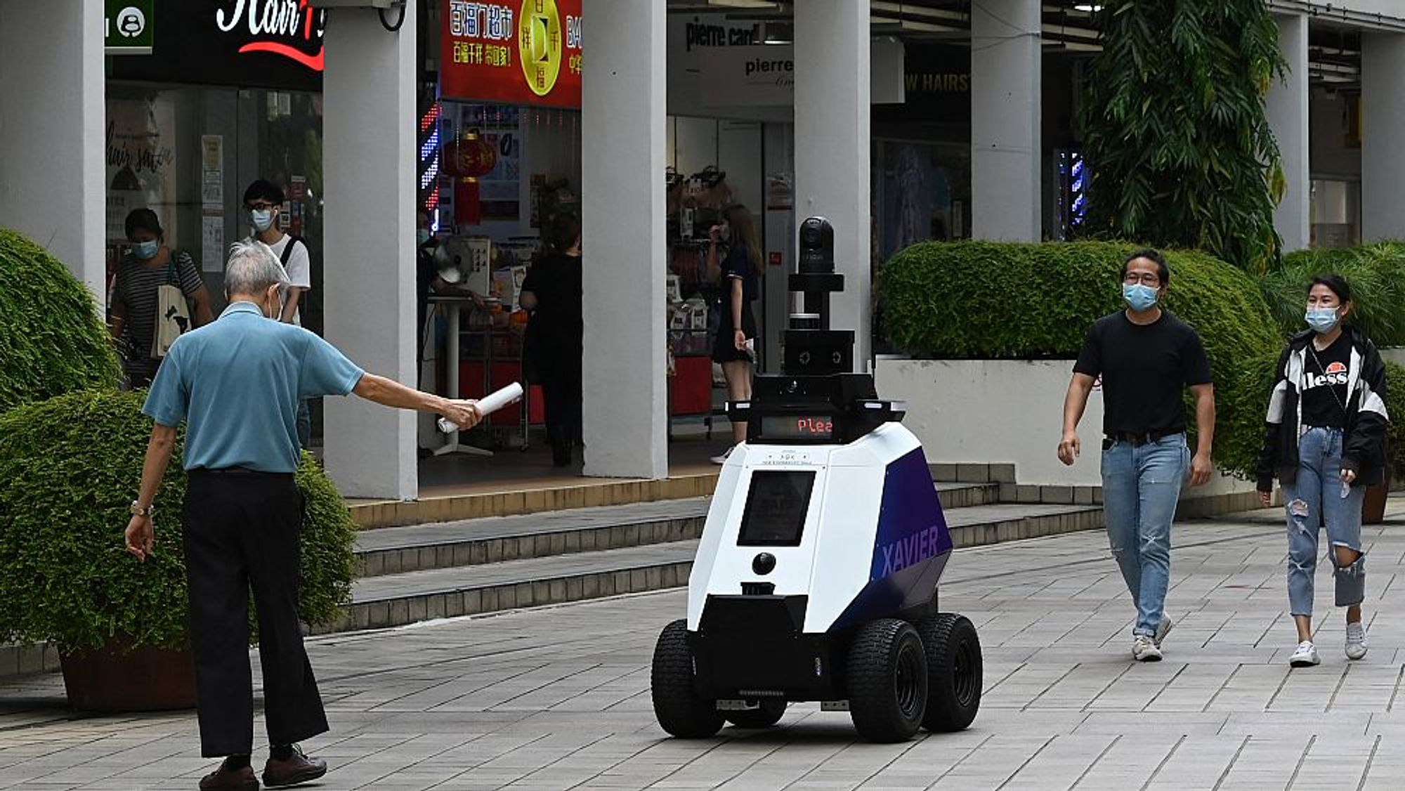 Meet Xavier, the 'anti-social behaviour' robot on patrol in Singapore