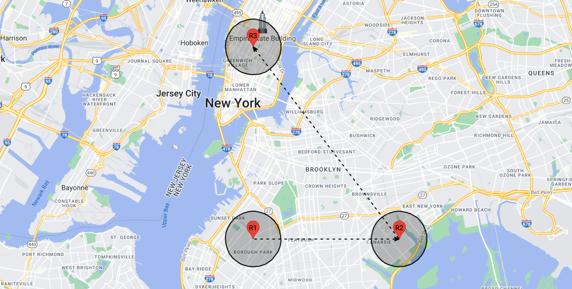 User-generated Google Maps artifacts ready for export