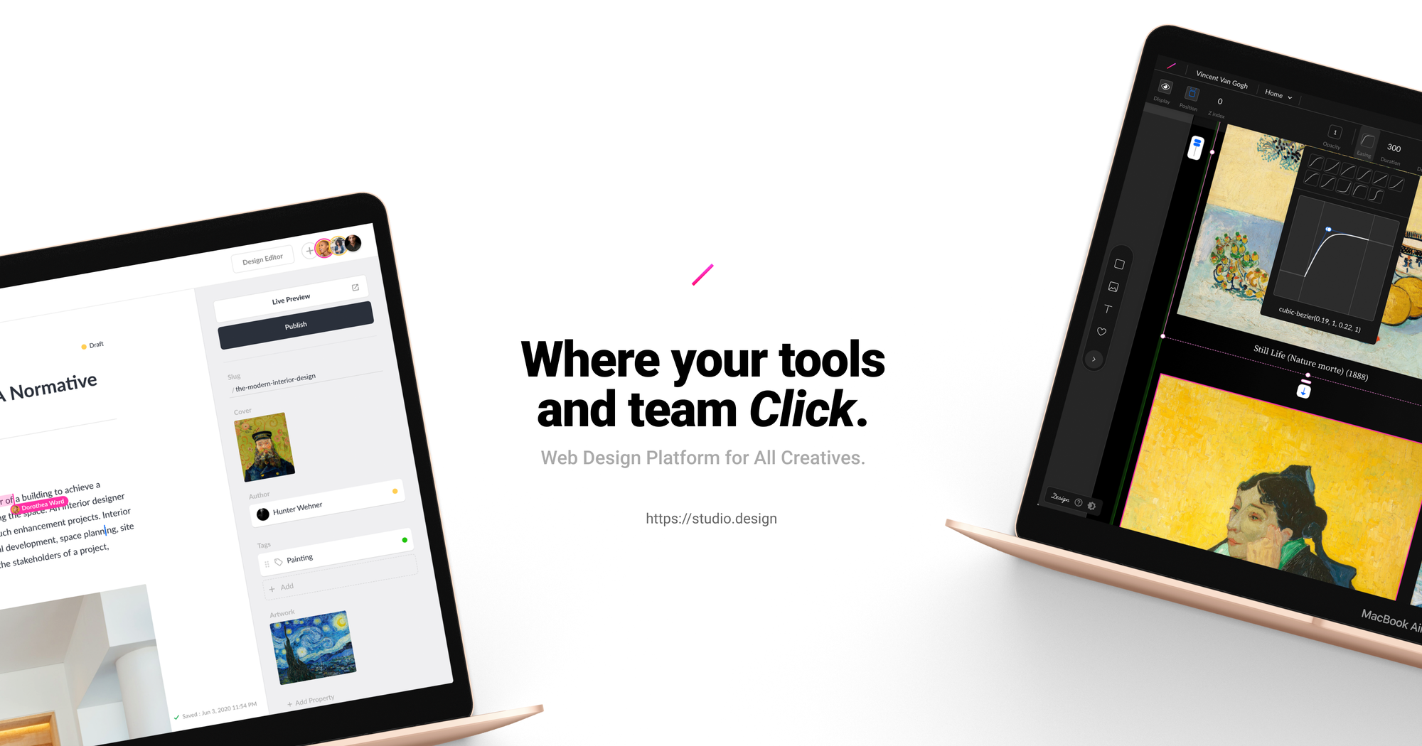 STUDIO | Web Design Platform for All Creatives.