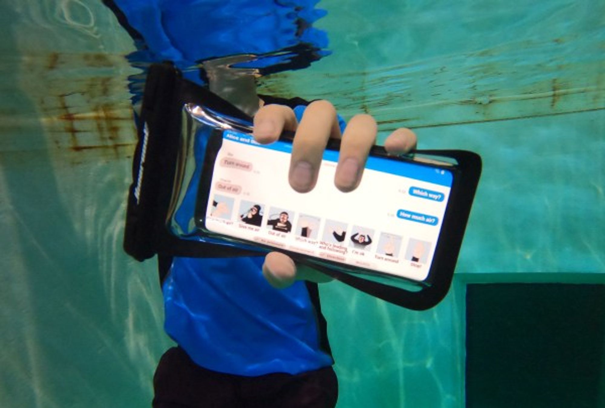 Finally, an underwater messaging app
