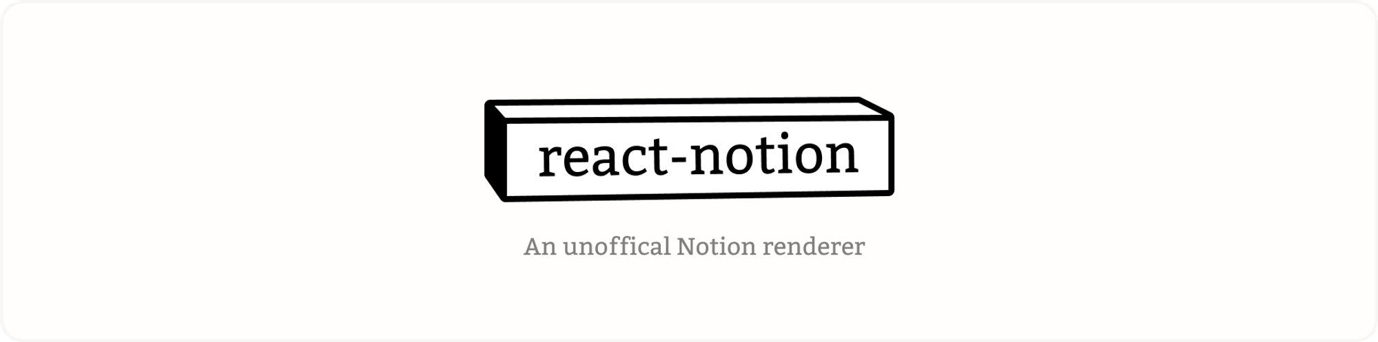 react-notion is born