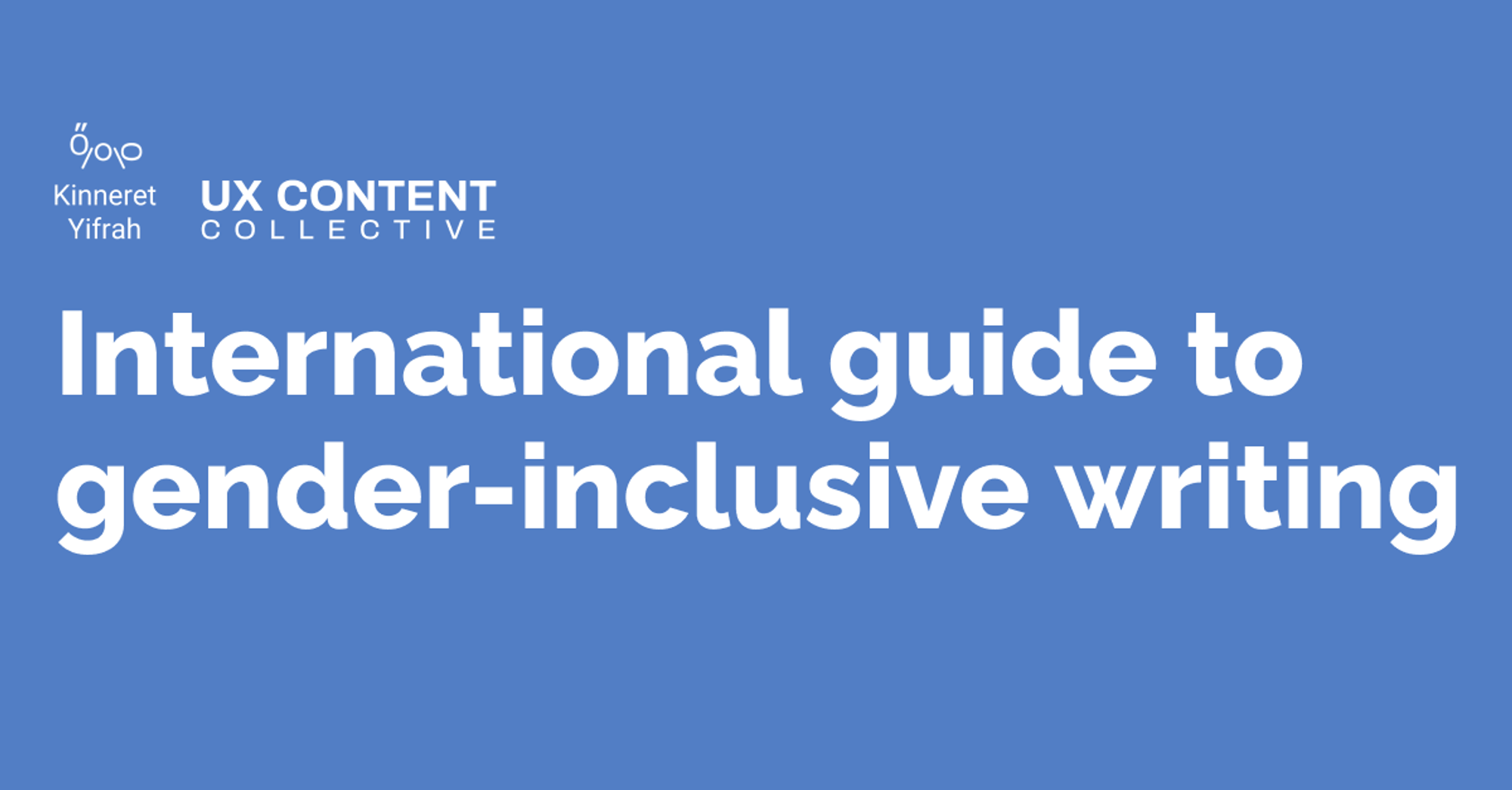 The international guide to gender-inclusive writing * UX Content Collective