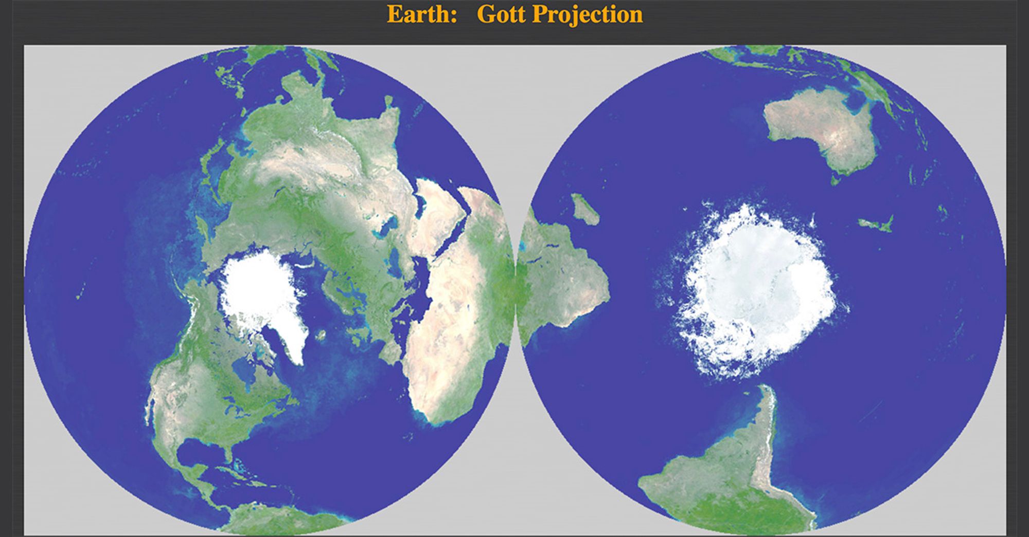 New Earth Map Projection
