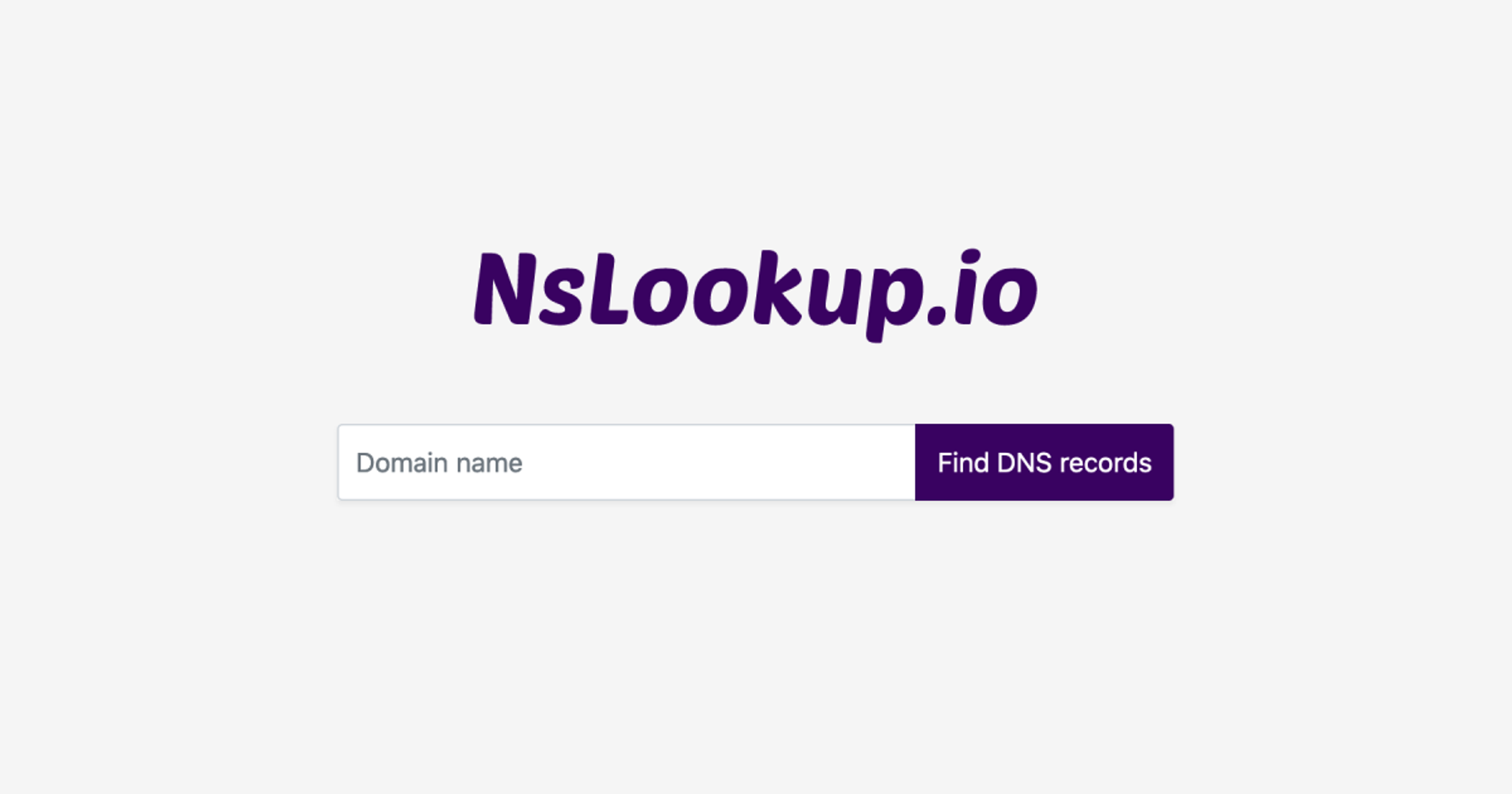 Online nslookup - Find DNS records