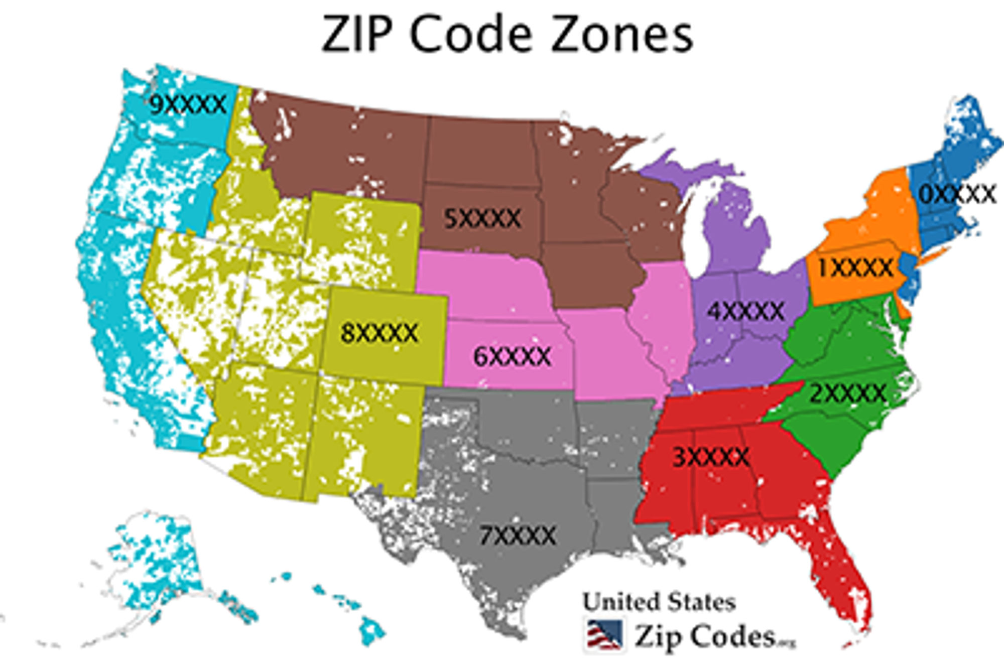U.S. ZIP Codes: Free ZIP code map and zip code lookup