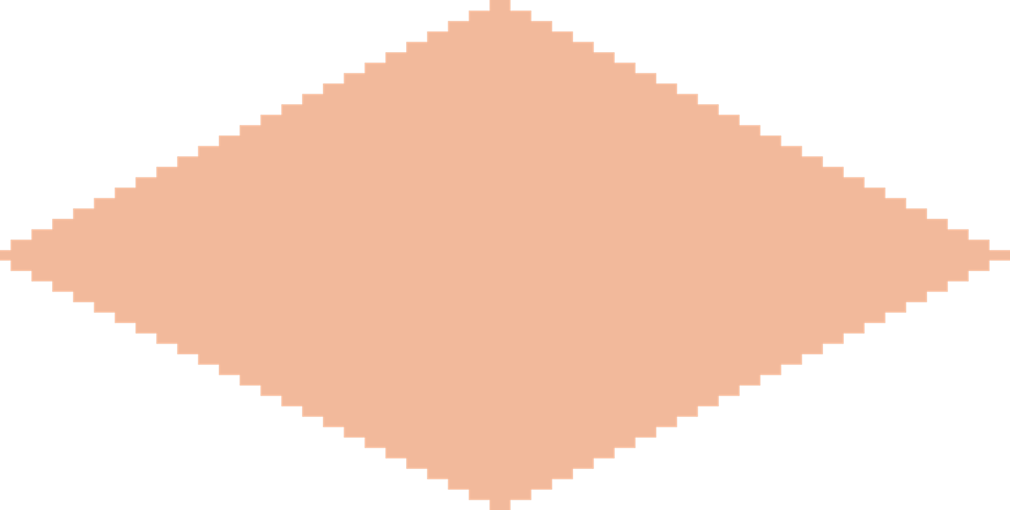 Peach-Orange-Tile-Object