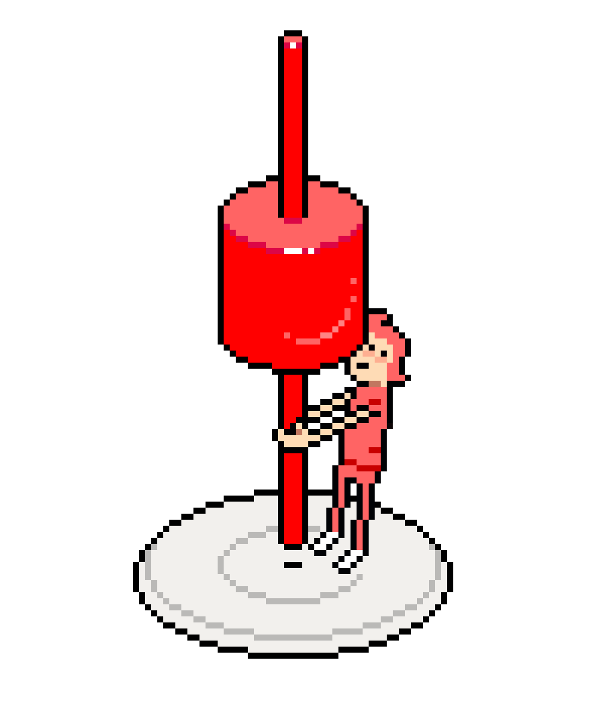 Red-Candle-Object