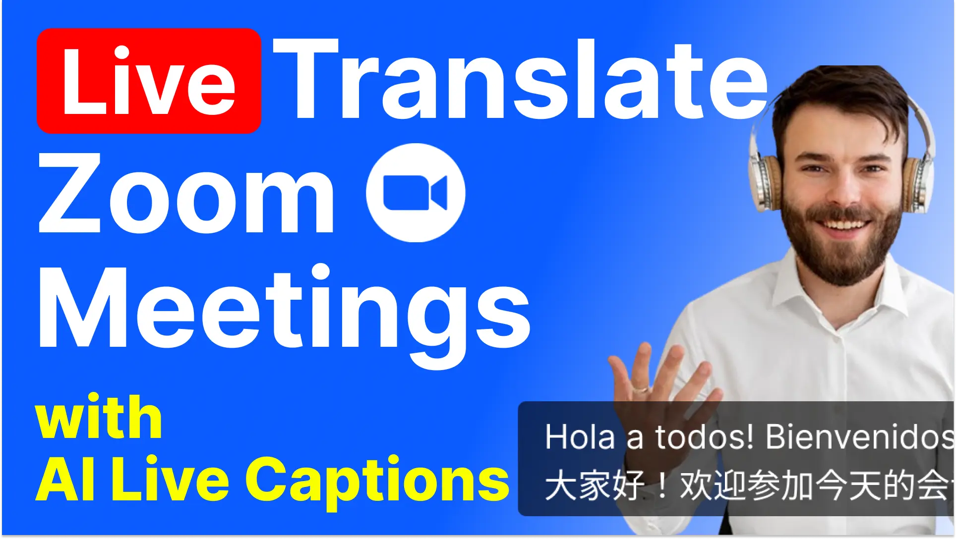 5 Steps To Live Translate Zoom Meetings | AI Live Captions