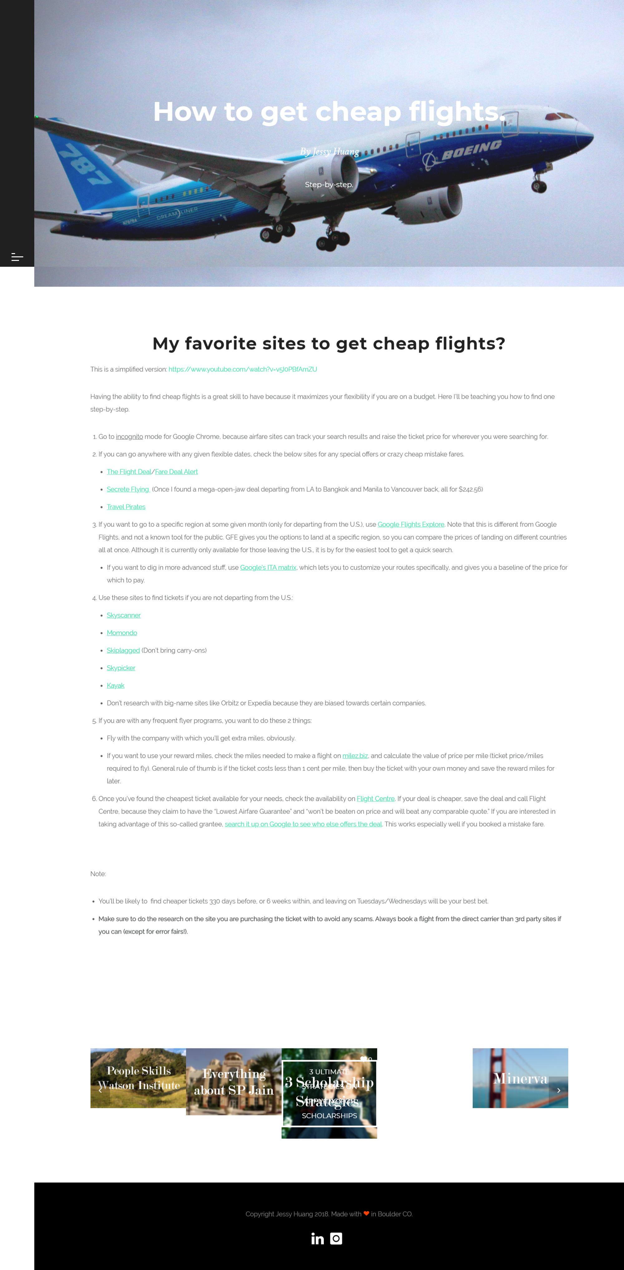 flight budget