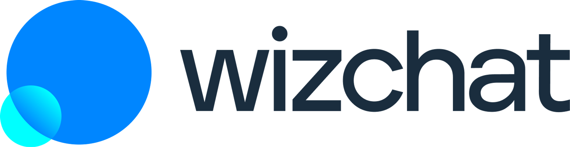 Modern logo design for wizchat.io