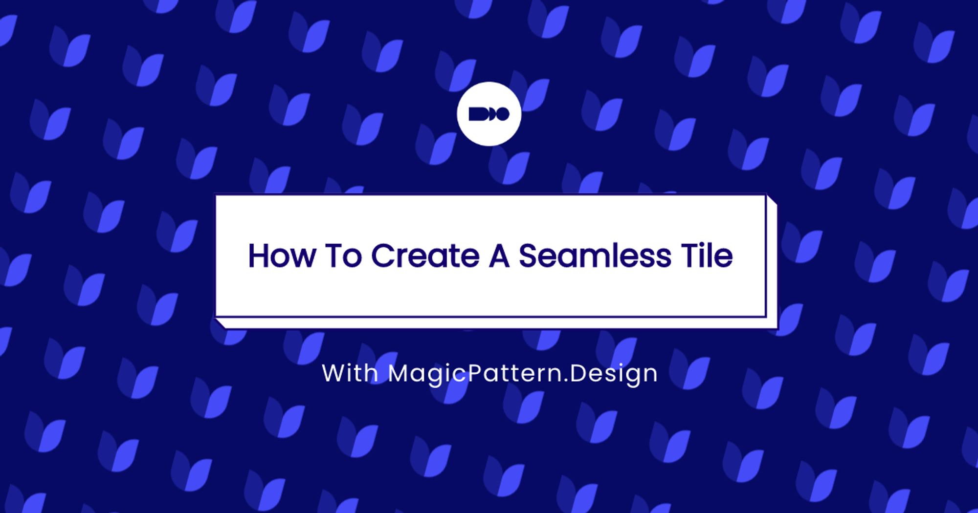 How to create a seamless pattern tile