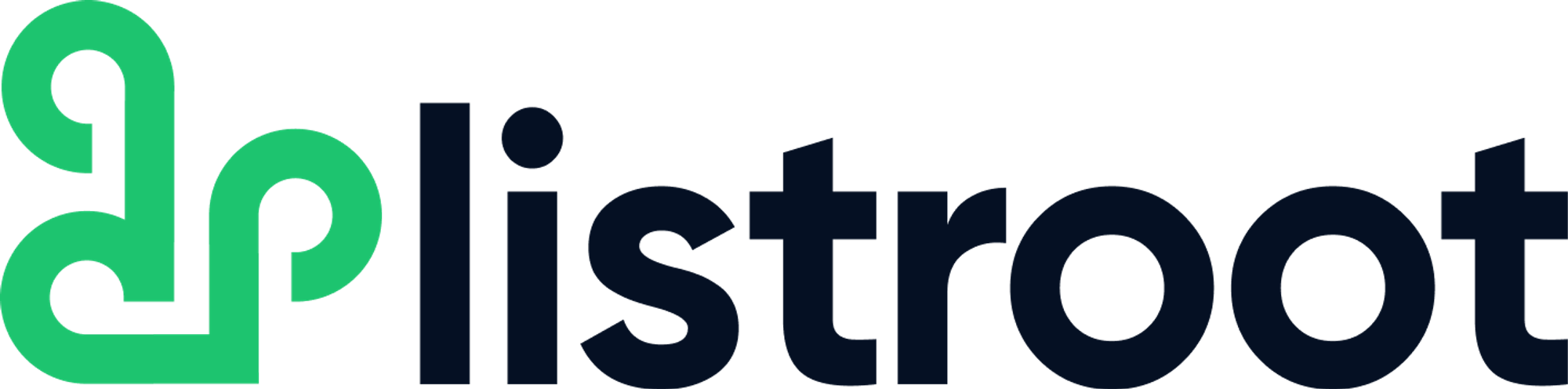 Modern logo design for listroot.com