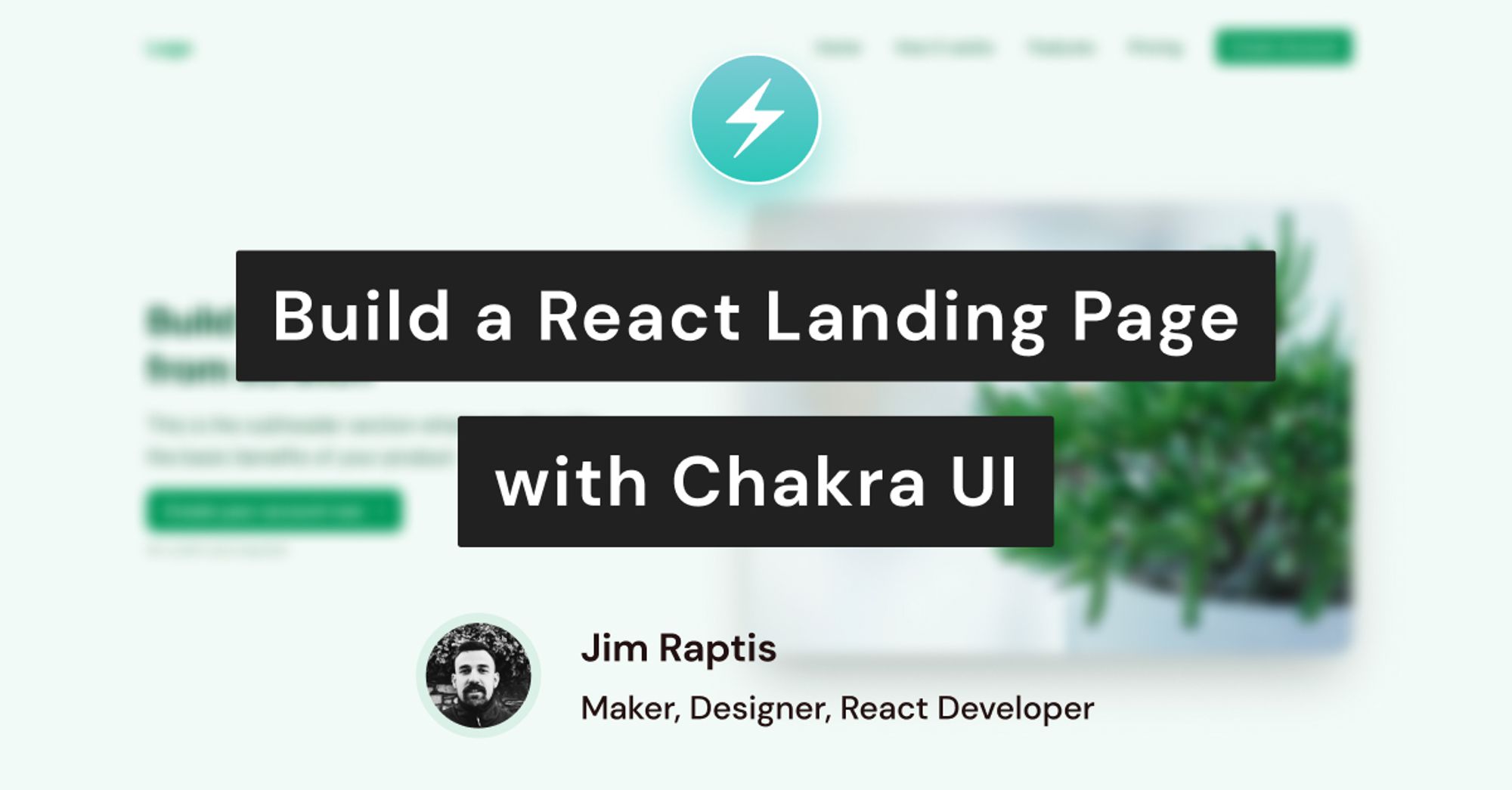 Build a Landing Page with Chakra UI